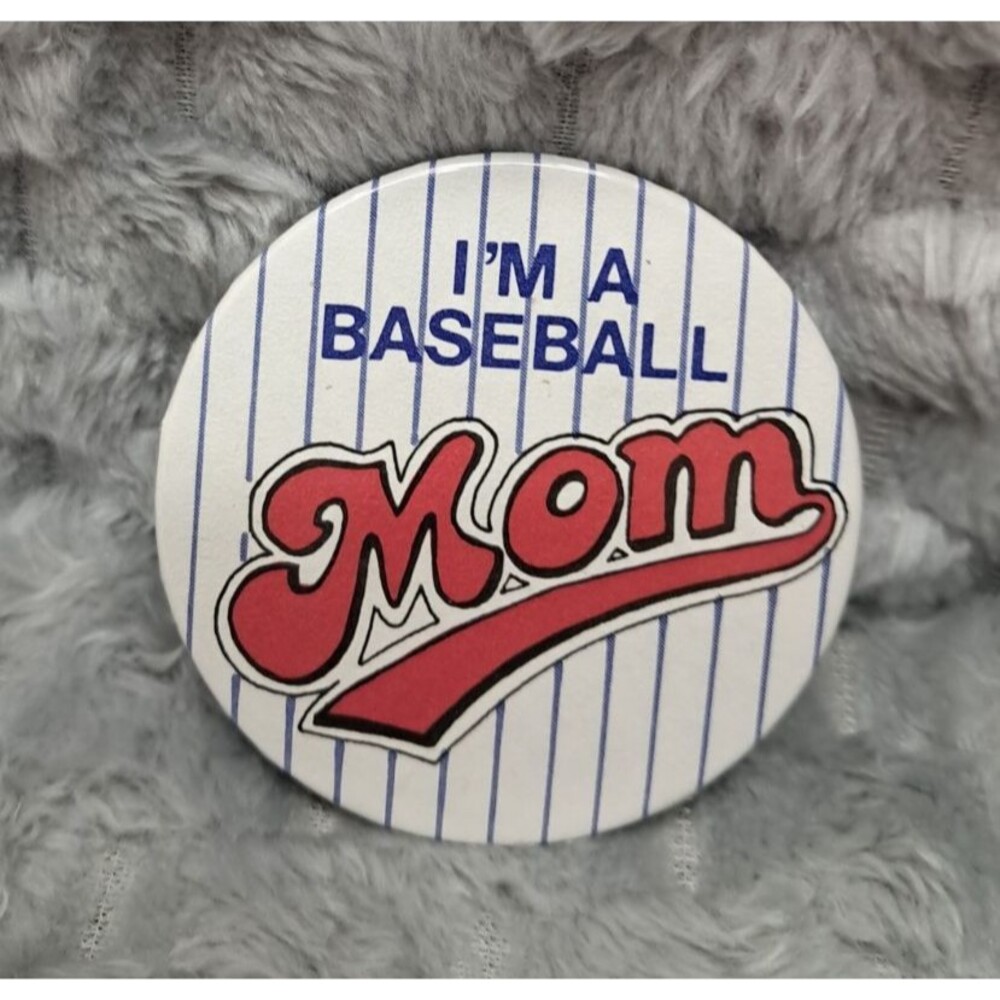 1980's VTG MLB Baseball Pins Buttons Chicago Cubs Wincraft Pinback Mom 3.25" - Picture 6 of 9